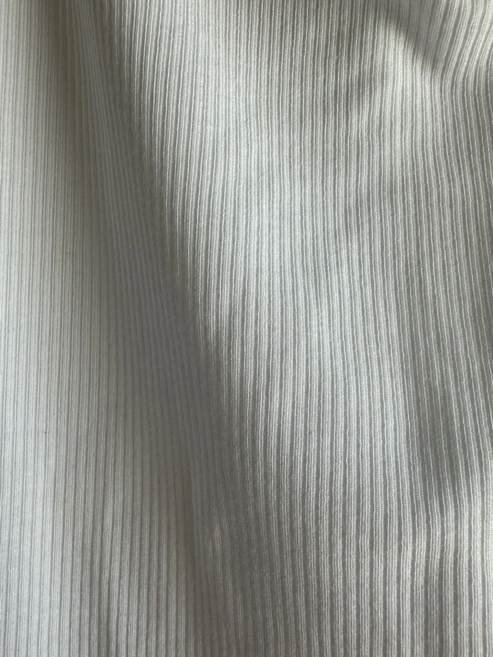 Fabletics White Ribbed V-Neck Tank with Racerback - Picture 3 of 6